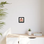 Dog Mom Canvas Print — Framed Matte Wall Art with Cute Dogs & Hearts