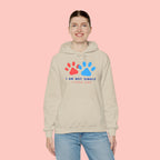 Dog Mom Hoodie – “I Am Not Single I Have Dog” Paw Print Hoodie