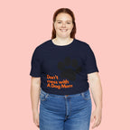 Don’t Mess With A Dog Mom T-Shirt — Paw Print Tee for Dog Lovers