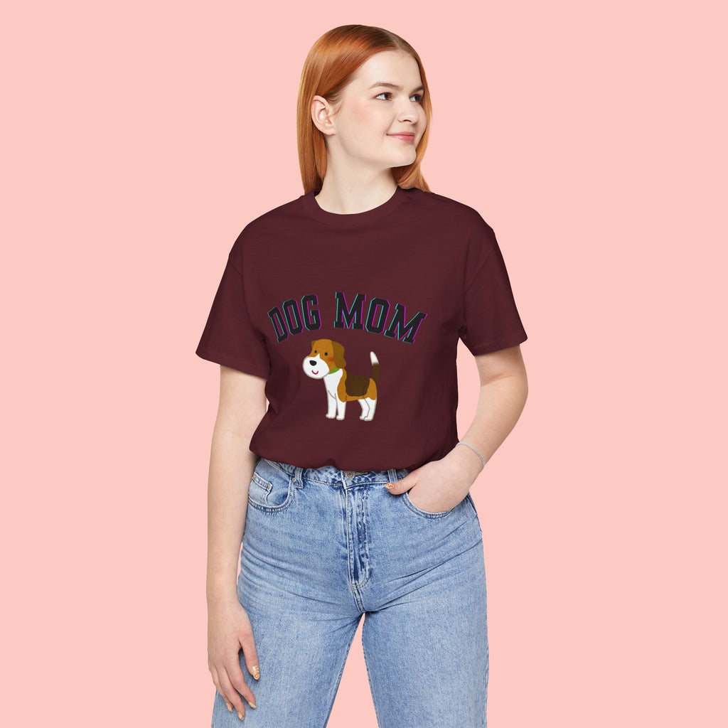 Dog Mom T-Shirt — Cute Beagle Graphic Tee for Dog Lovers