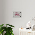 Acrylic Wall Art — "Life Is Better With Dogs" Decorative Plaque