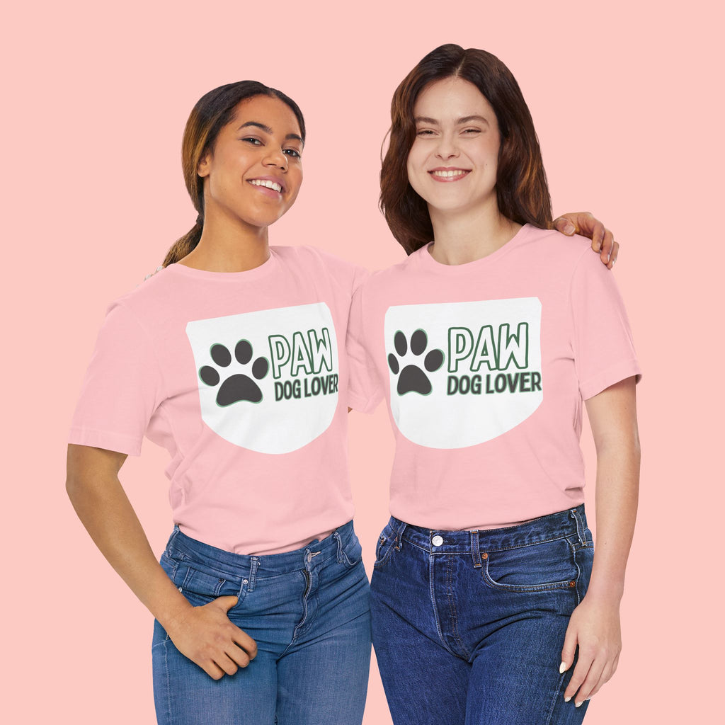 Paw Dog Lover T-Shirt — Cute Paw Print Tee for Dog Owners