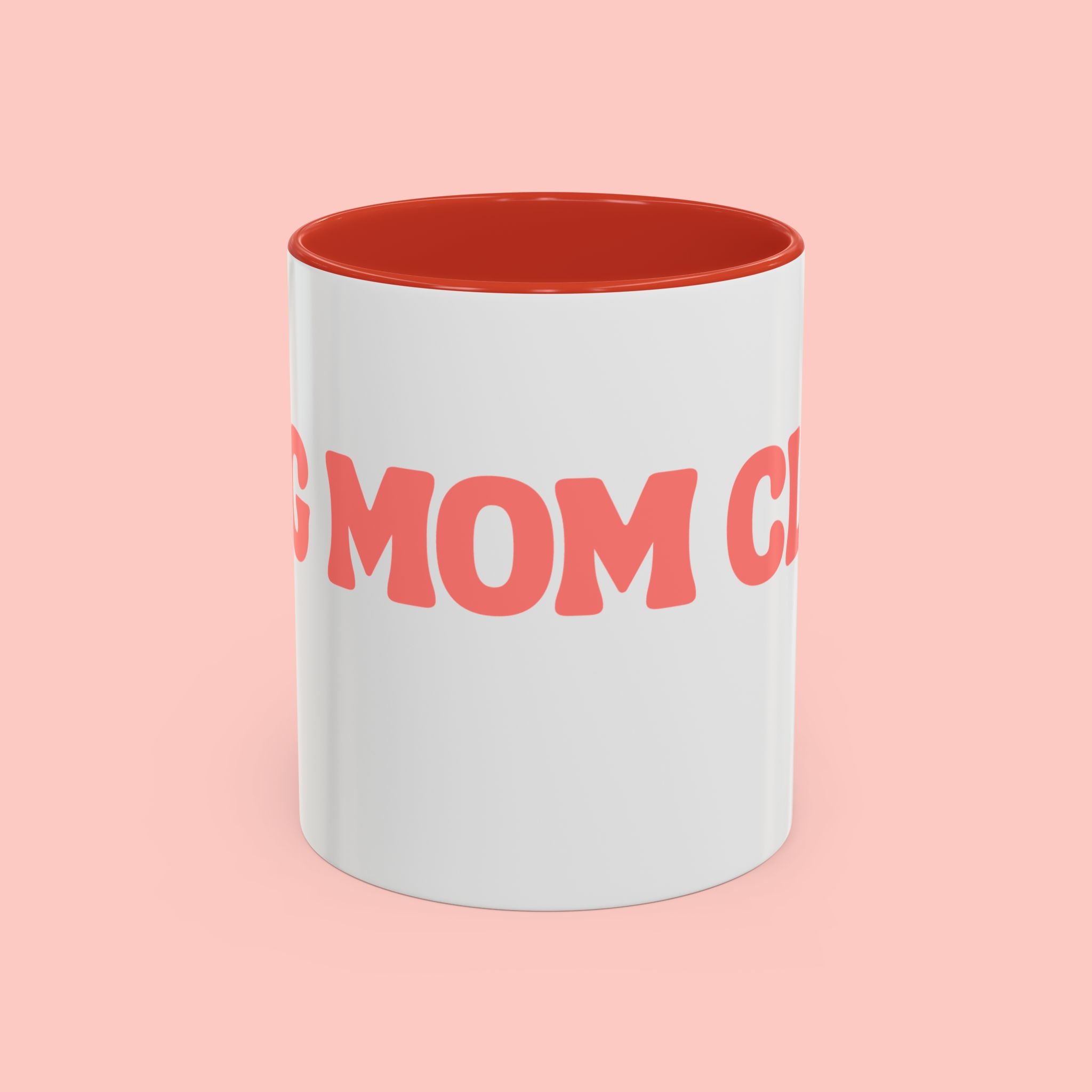 Mom Club Coffee Mug — Cute Paw Print Accent Mug for Dog Moms (11/15 oz)