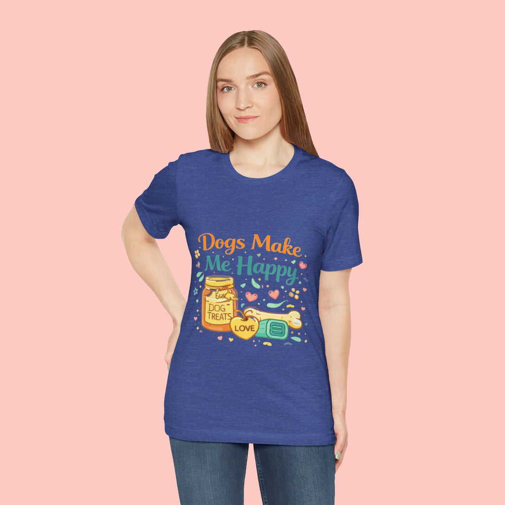 Dogs Make Me Happy T-Shirt
