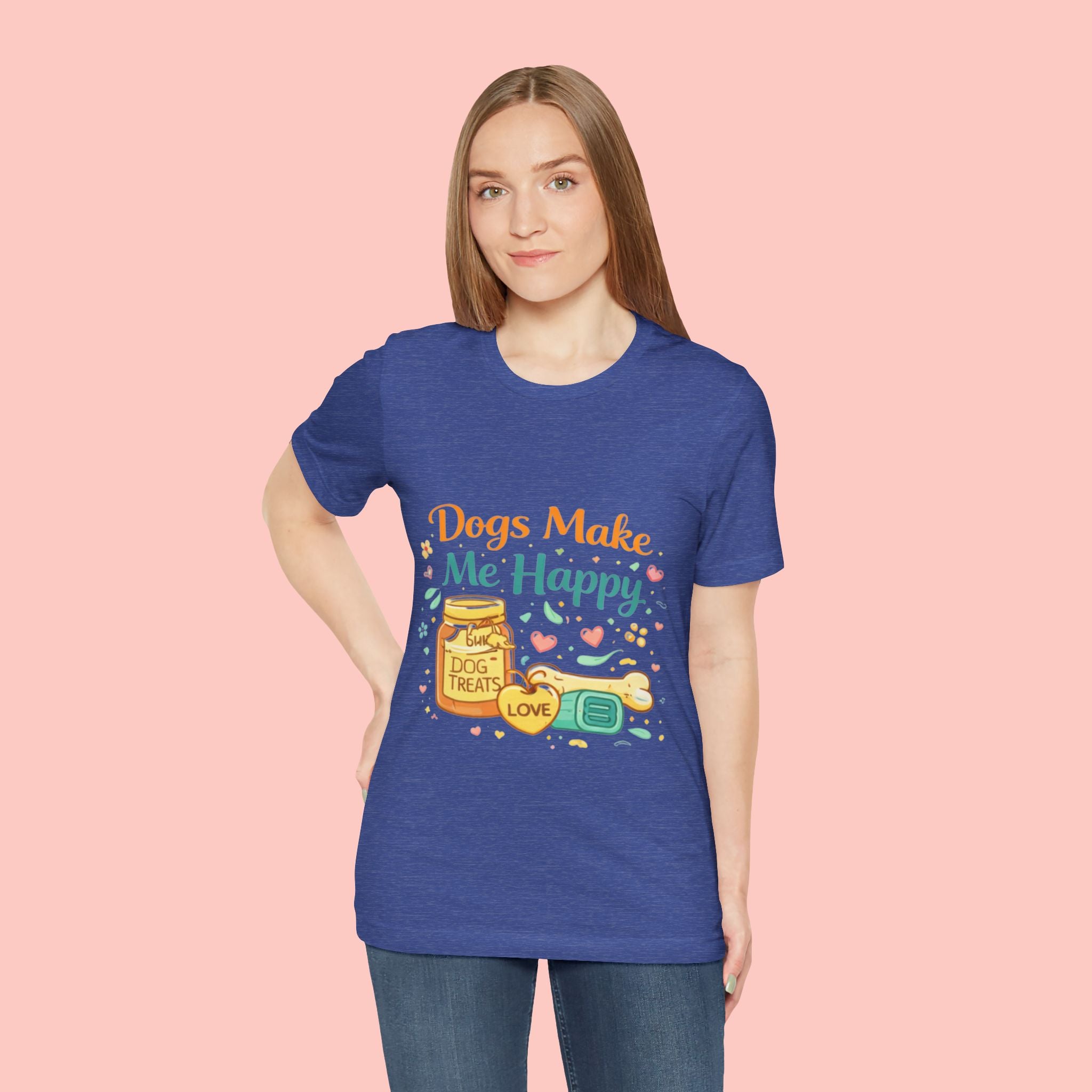Dogs Make Me Happy T-Shirt