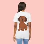 Dachshund Graphic Tee - Cute Brown Sausage Dog T-Shirt