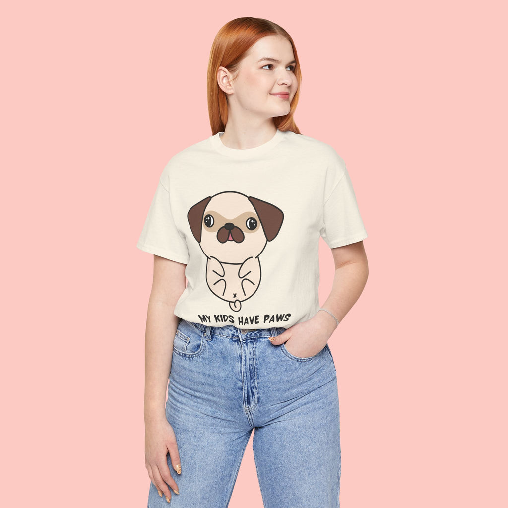 Pug 'My Kids Have Paws' T-Shirt