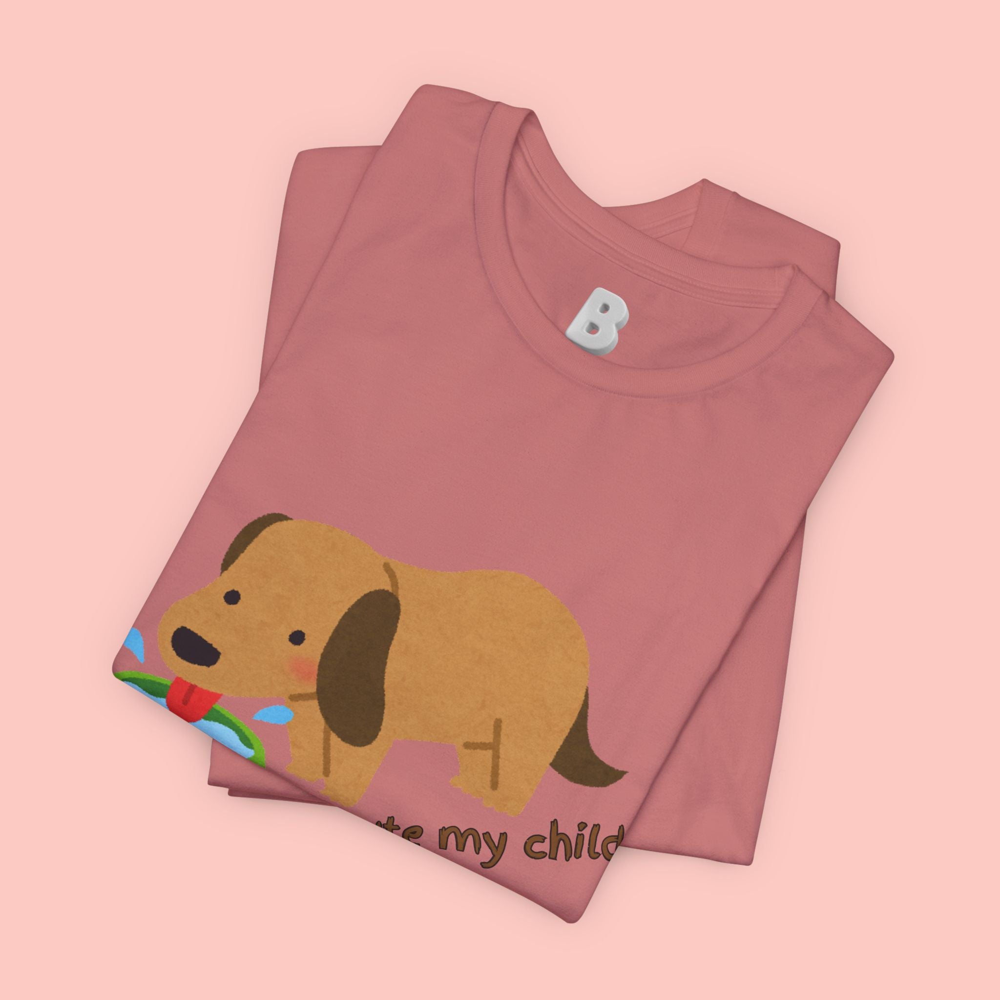 Dog T-Shirt — Cute Dachshund "how cute my child" Graphic Tee