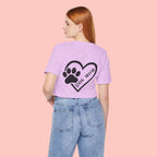 Dog Mom Heart Paw T-Shirt – Cute Pet Lover Tee