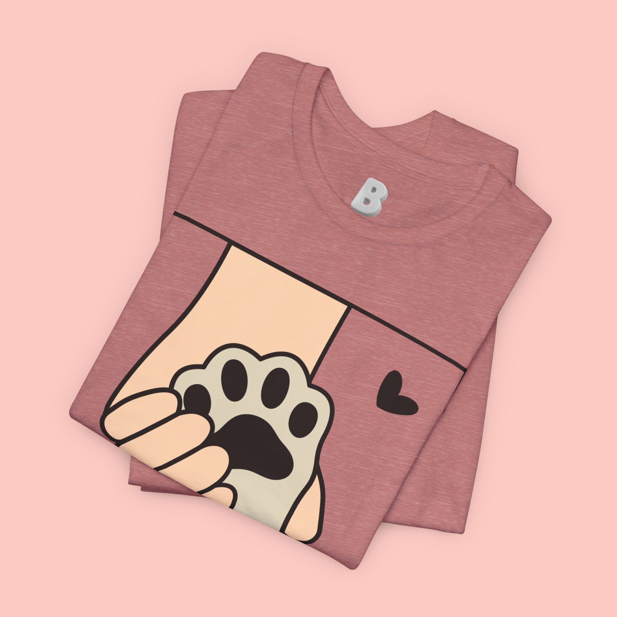 Dog Mom T-Shirt — "Love Your Dog Like a Mom" Paw Print Graphic