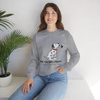 Are You Dog Mom? Cute Dalmatian Crewneck Sweatshirt for Dog Lovers