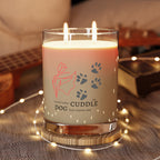 Dog Cuddle Scented Candle – 11 oz Glass Jar (I Would Rather Cuddle My Dog)