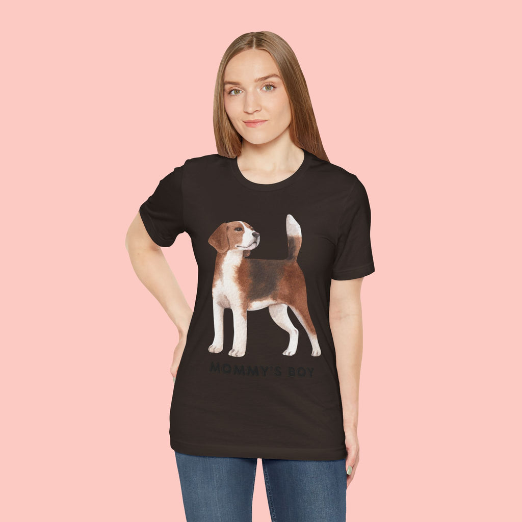Mommy's Boy Beagle T-Shirt — Cute Dog Lover Tee