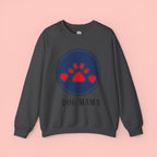 Dog Mama Crewneck Sweatshirt — Cute Paw Print Graphic for Dog Lovers