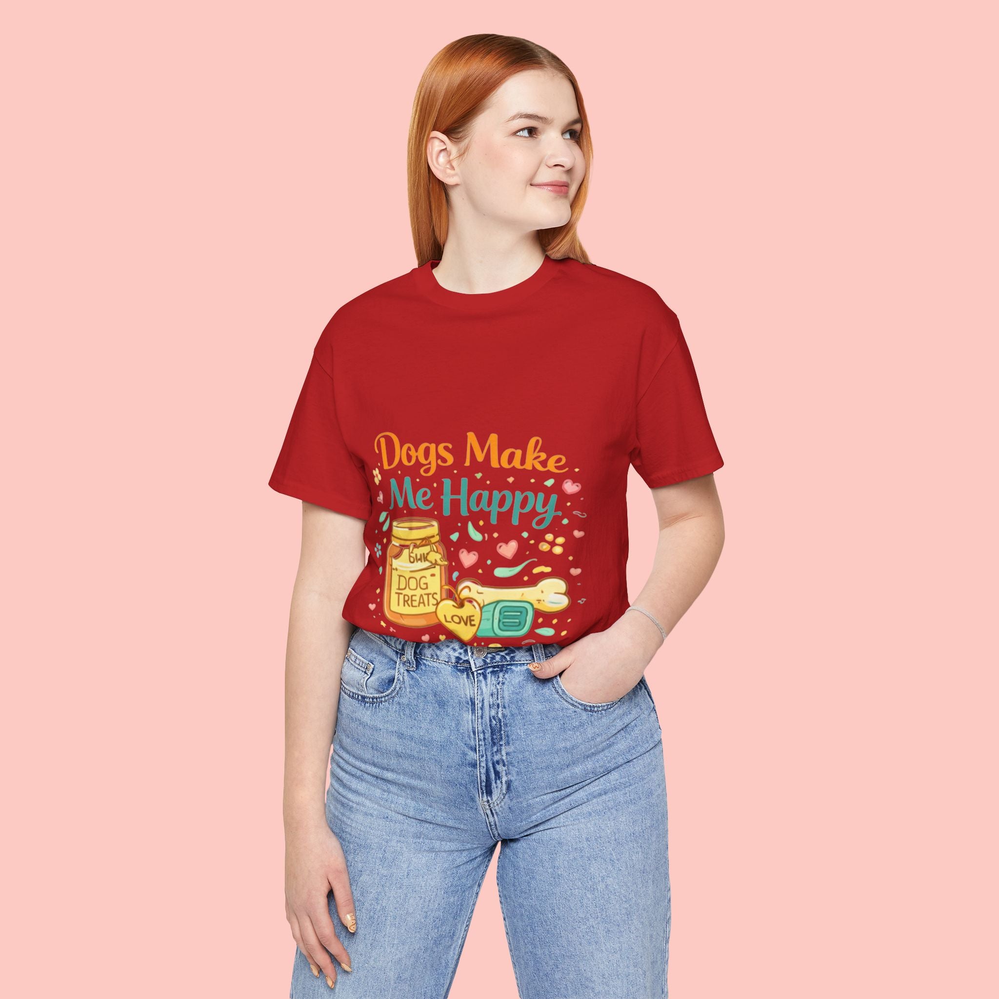 Dogs Make Me Happy T-Shirt