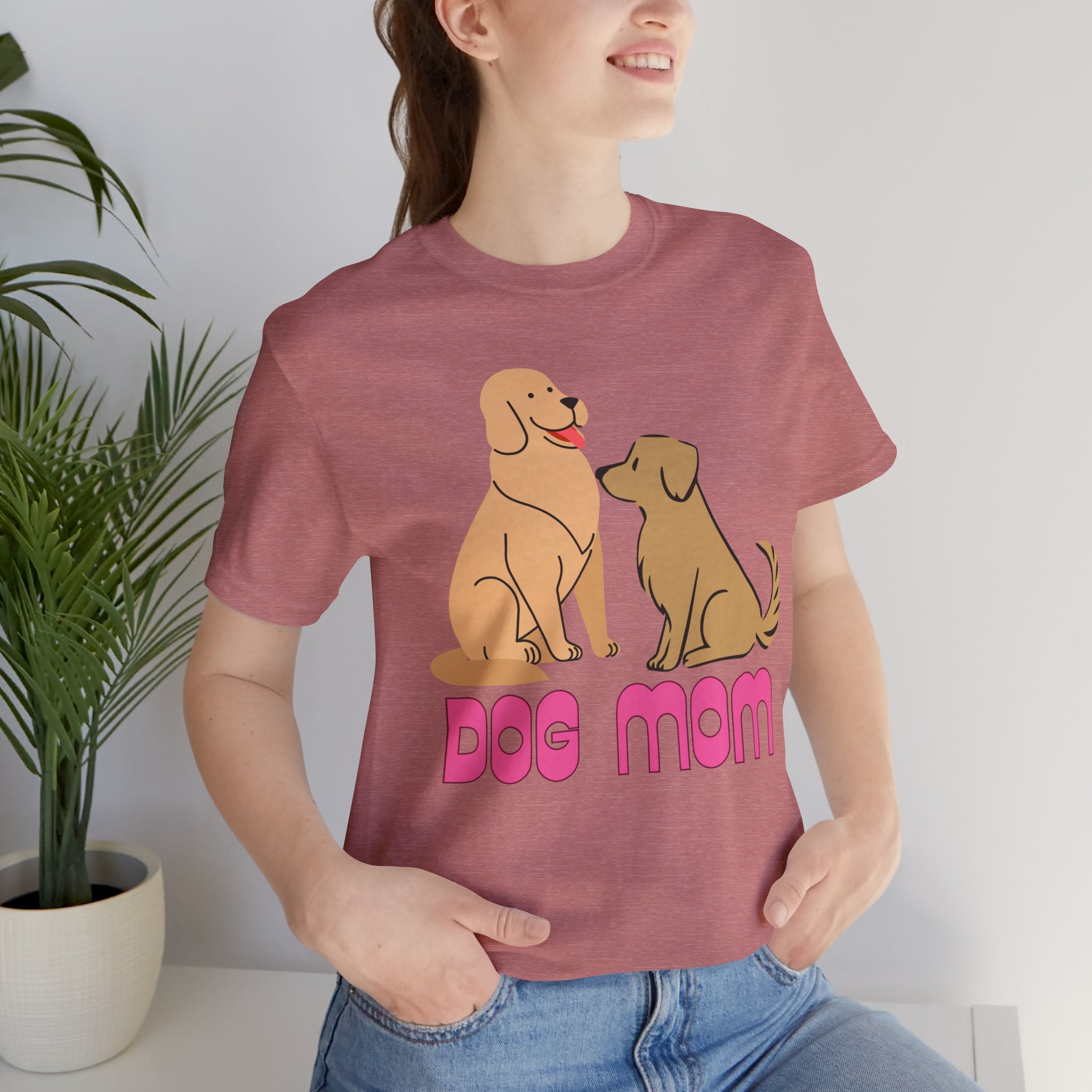 Dog Mom T‑Shirt — Cute Retro Dogs Graphic Tee for Dog Lovers
