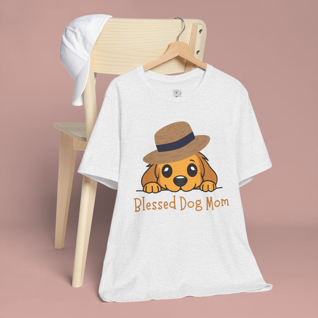 Blessed Dog Mom T-Shirt — Cute Puppy Graphic Tee for Dog Lovers