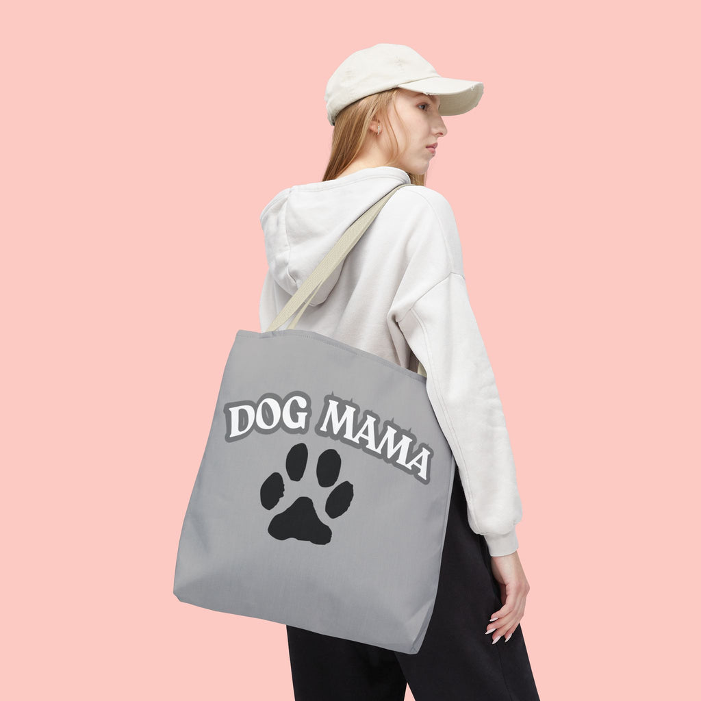 Dog Mama Paw Print Tote Bag – Cute Pet Lover Gift