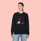 Crewneck Sweatshirt — "Pawprints Everywhere I Go" Dog Lover Graphic