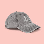 Dog Mama Vintage Embroidered Cap — Washed Baseball Hat for Dog Lovers