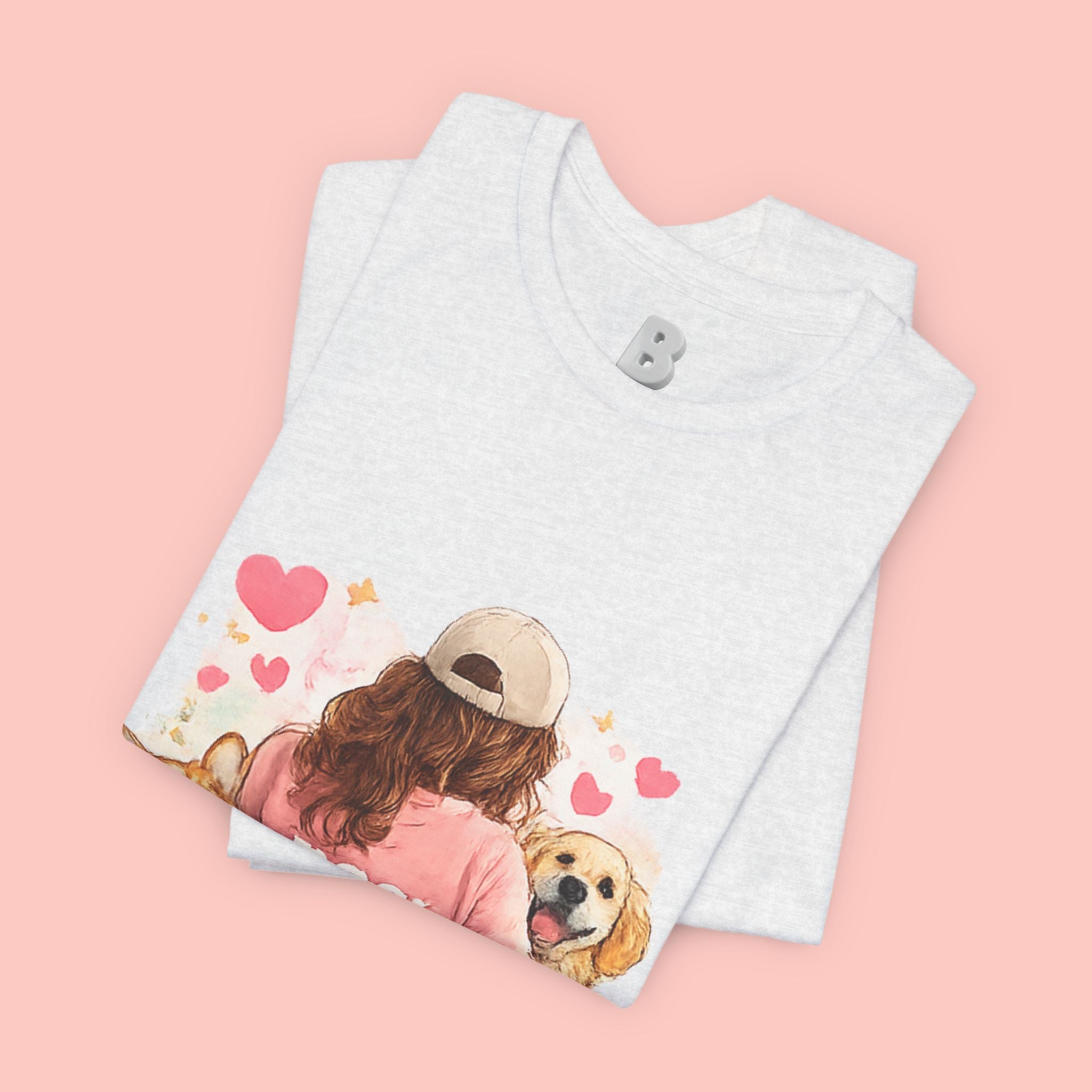 Dog Mom T-Shirt - Cute Woman with Dogs Graphic Tee