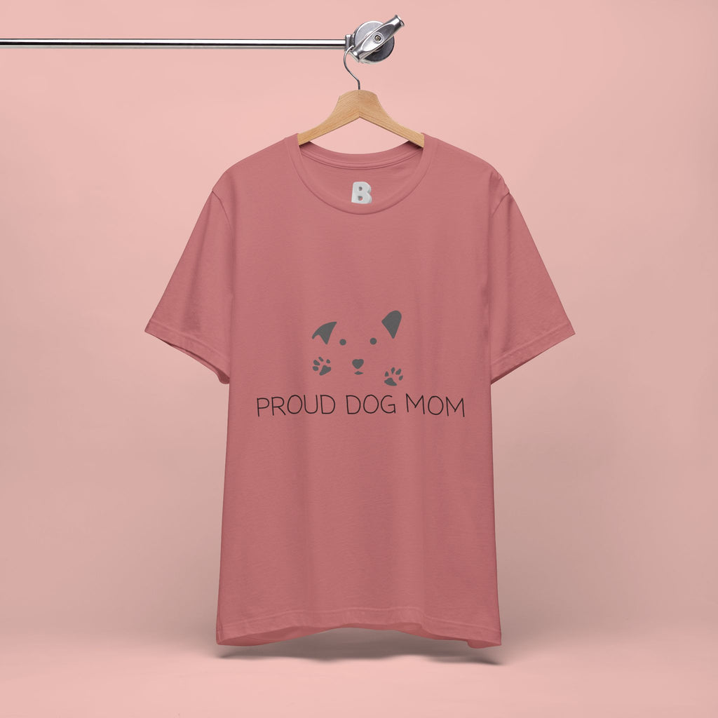 Proud Dog Mom T-Shirt — Cute Paw Print Dog Mom Tee