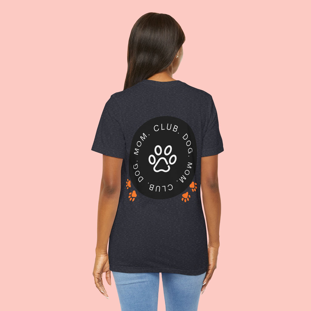 Dog Mom Club T-Shirt — Paw Print Graphic Tee for Pet Lovers