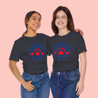 Dog Mama T-Shirt — Cute Paw & Heart Graphic Tee for Dog Lovers