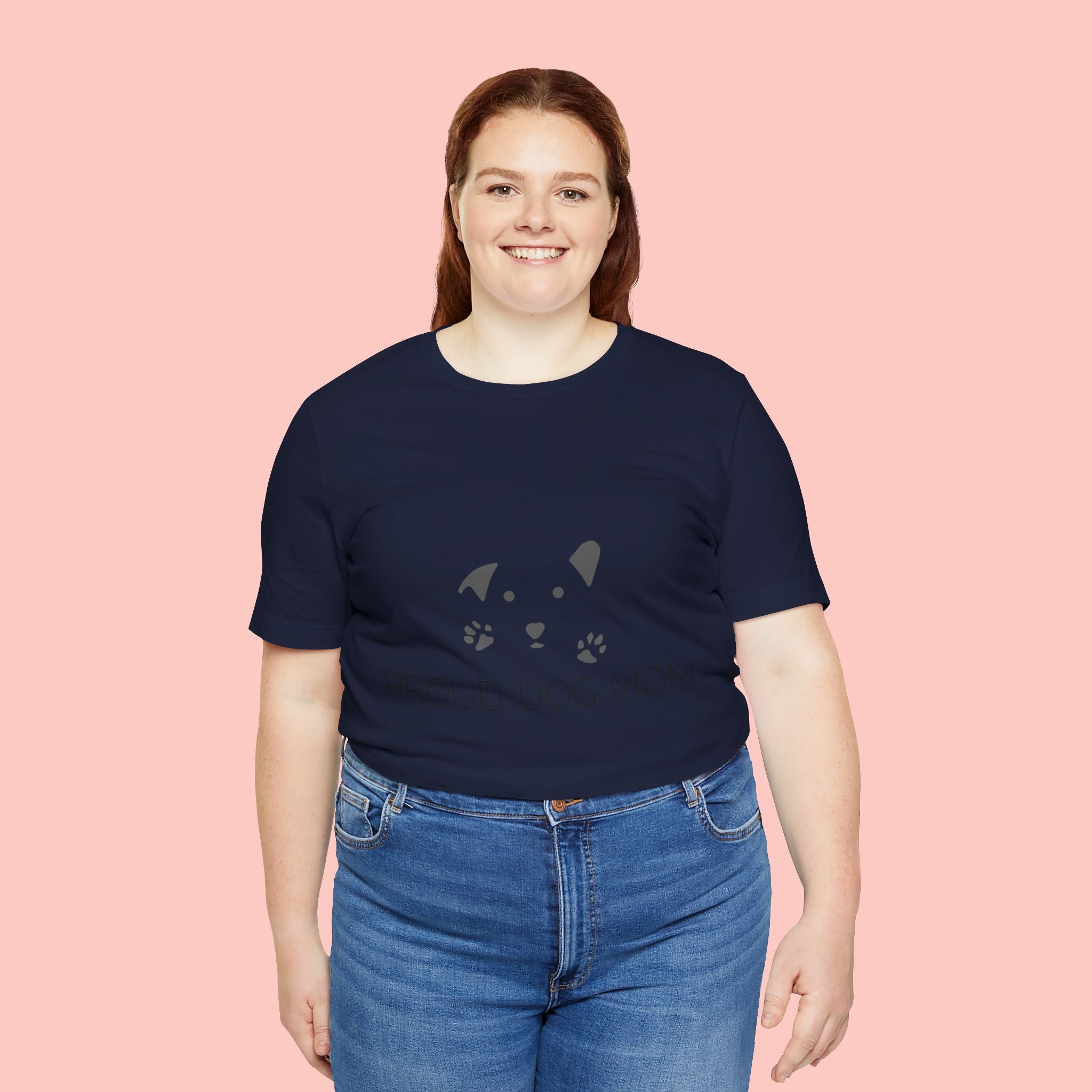 Proud Dog Mom T-Shirt — Cute Paw Print Dog Mom Tee