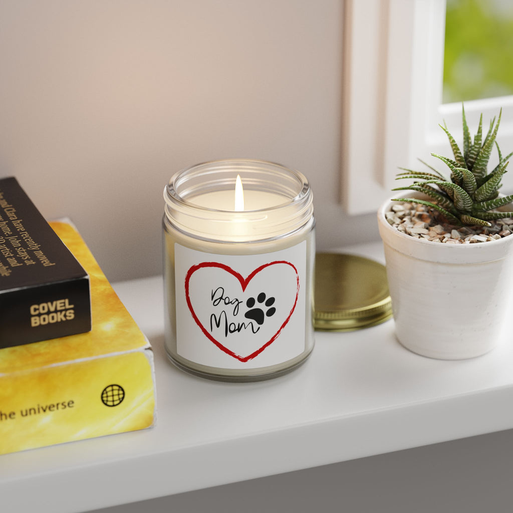 Dog Mom Soy Candle — Coconut Apricot Wax (4oz & 9oz)