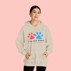 Dog Mom Hoodie – “I Am Not Single I Have Dog” Paw Print Hoodie