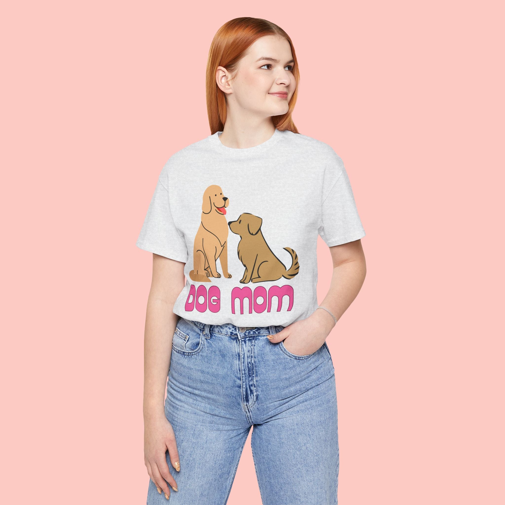 Dog Mom T‑Shirt — Cute Retro Dogs Graphic Tee for Dog Lovers