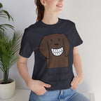 Dog Mother Wine Lover T-Shirt — Cute Cartoon Dog Graphic Tee