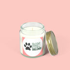 Dog Lover Paw Scented Candle — Coconut Apricot Wax (4oz & 9oz)