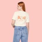 Dog Mama Tee — Retro Heart & Paw Graphic Short Sleeve Shirt