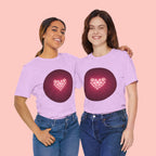 Paw Print Heart T‑Shirt — Cute Pet Lover Tee