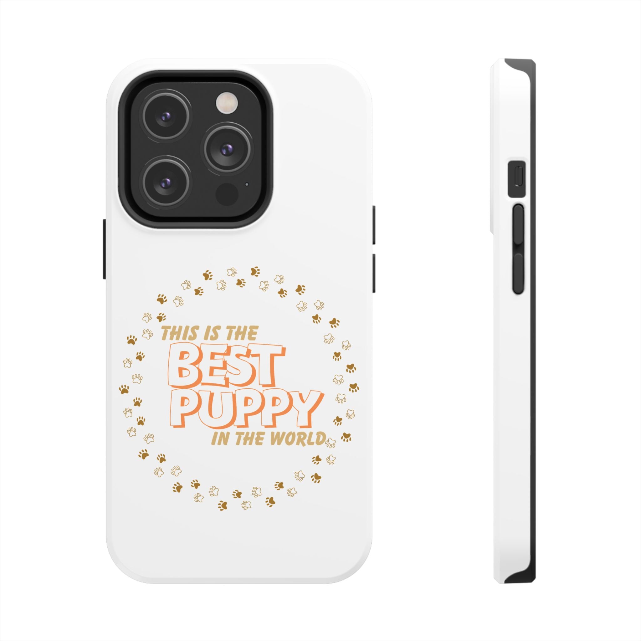 Best Puppy Phone Case — Cute Paw Print Tough Phone Case