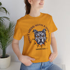 Dog Mom Tee — “Don't Mess With a Dog Mom” Graphic T‑Shirt