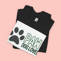 Paw Dog Lover T-Shirt — Cute Paw Print Tee for Dog Owners
