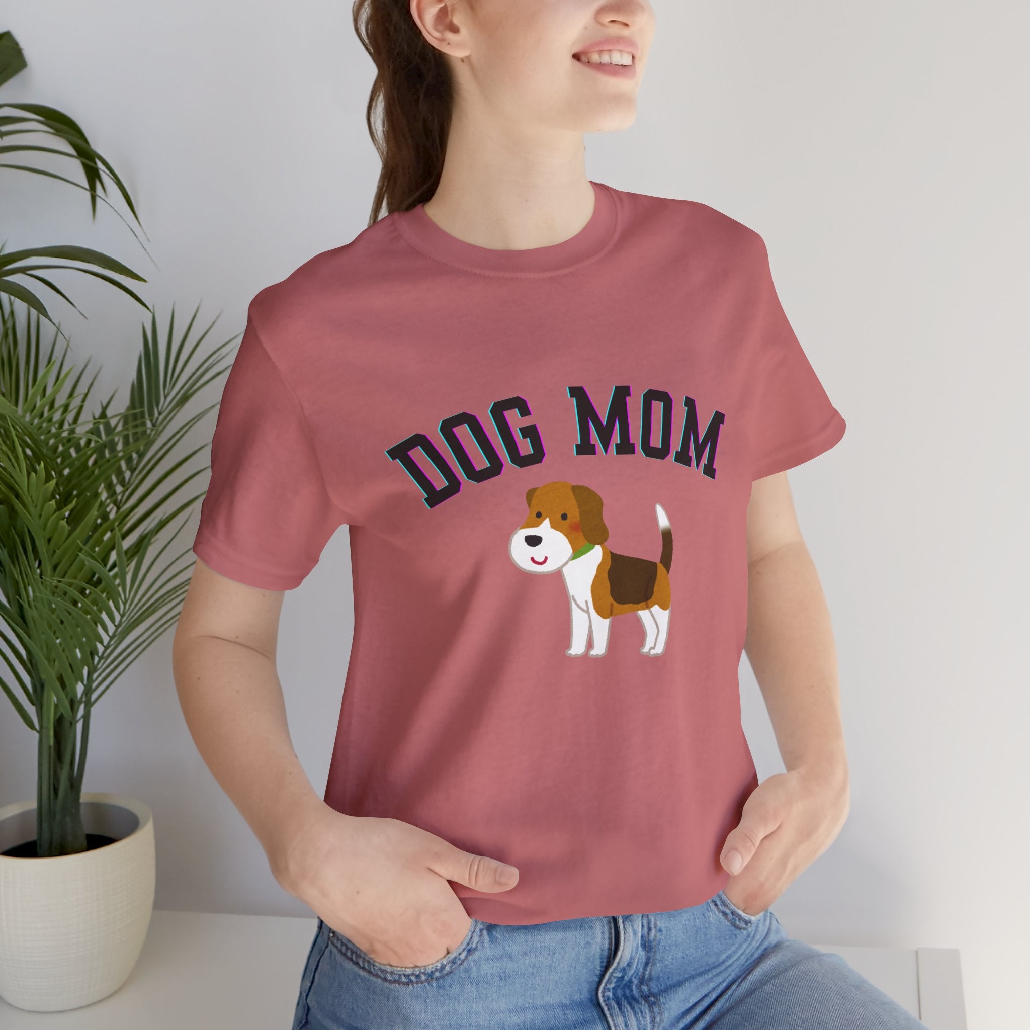 Dog Mom T-Shirt — Cute Beagle Graphic Tee for Dog Lovers