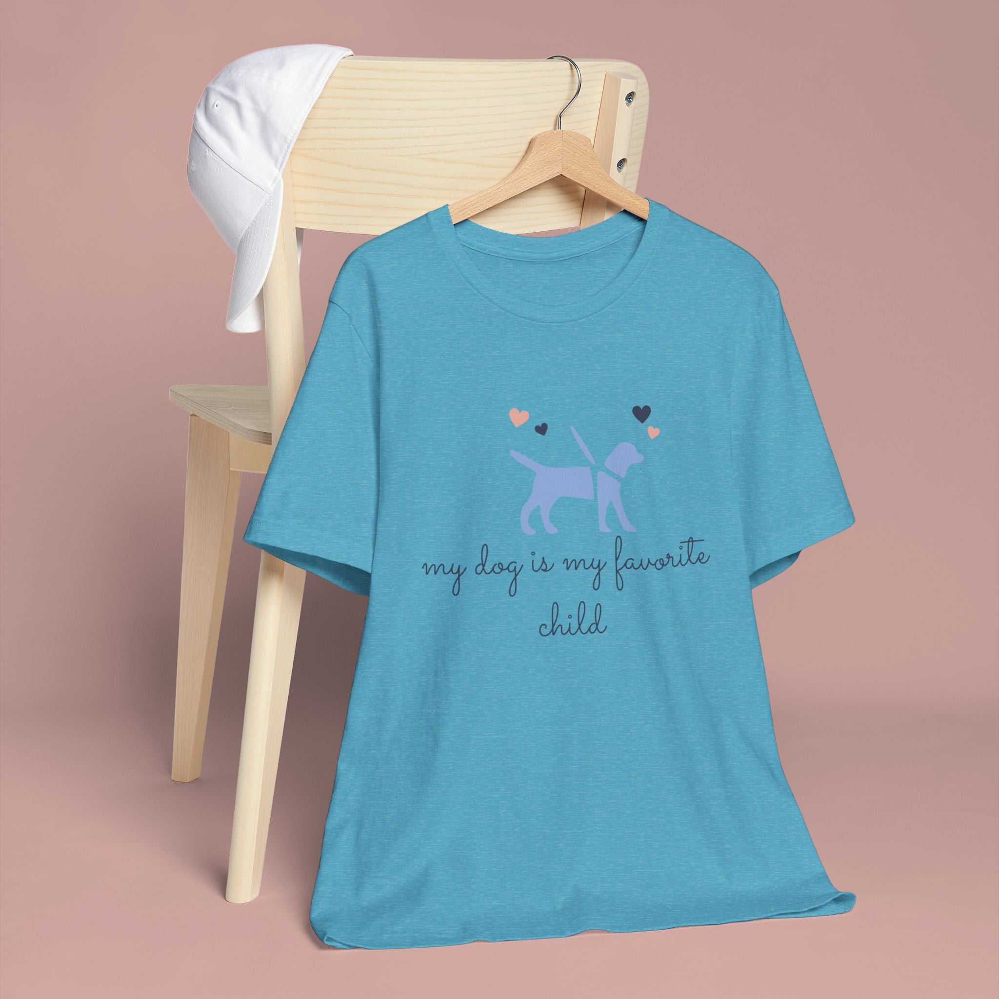 Dog Lover T‑Shirt — "My Dog Is My Favorite Child" Cute Puppy Graphic Tee