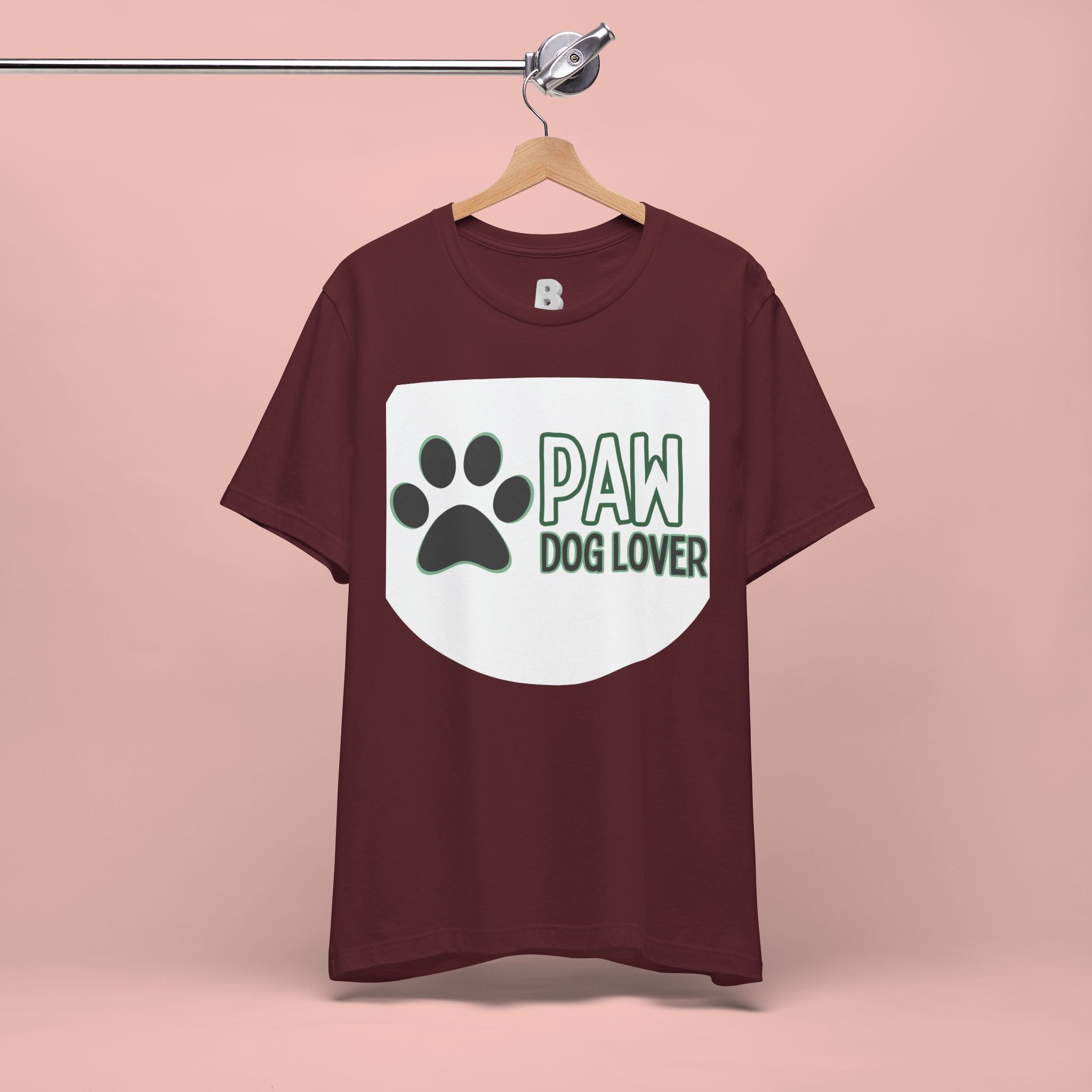 Paw Dog Lover T-Shirt — Cute Paw Print Tee for Dog Owners