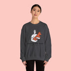 Crewneck Sweatshirt — “Marry the Man Who Loves Your Dog” Cute Pet Lover Graphic