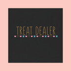Car Magnet – “Threat Dealer” Paw Print Funny Pet Lover Magnet