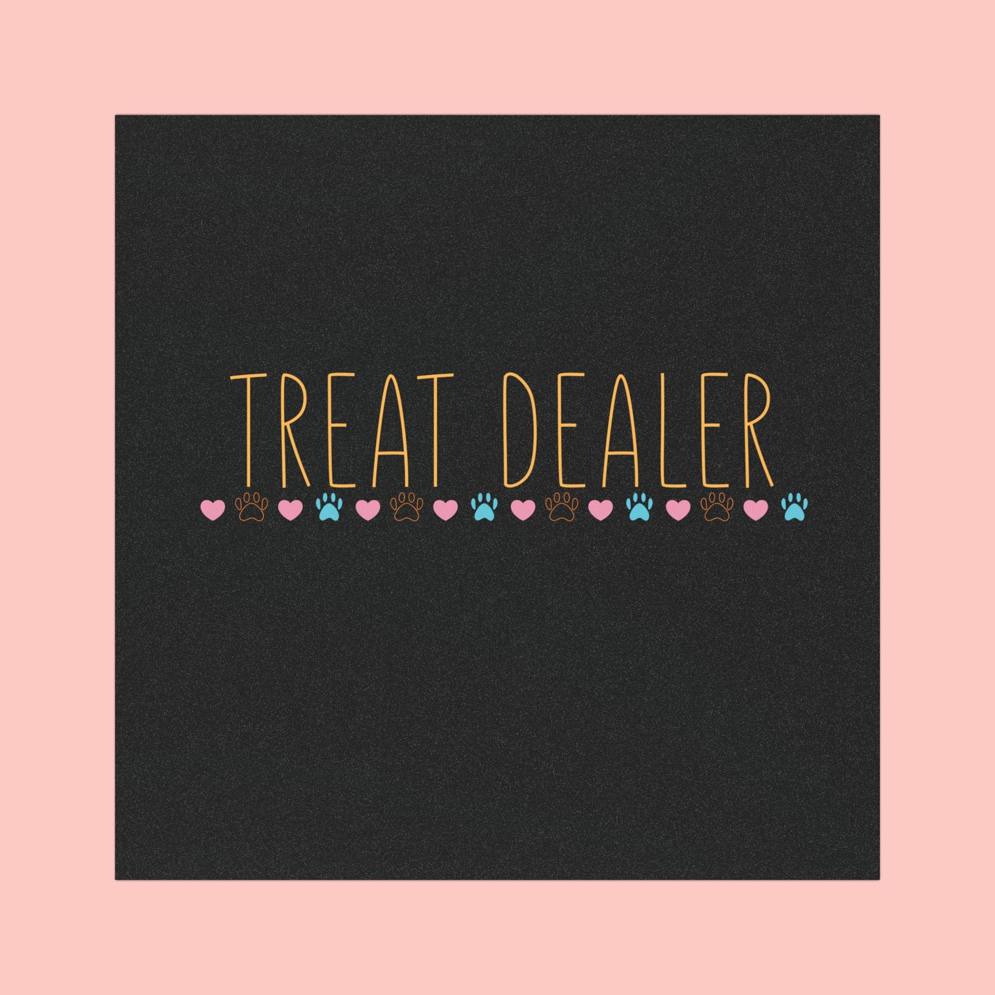 Car Magnet – “Threat Dealer” Paw Print Funny Pet Lover Magnet