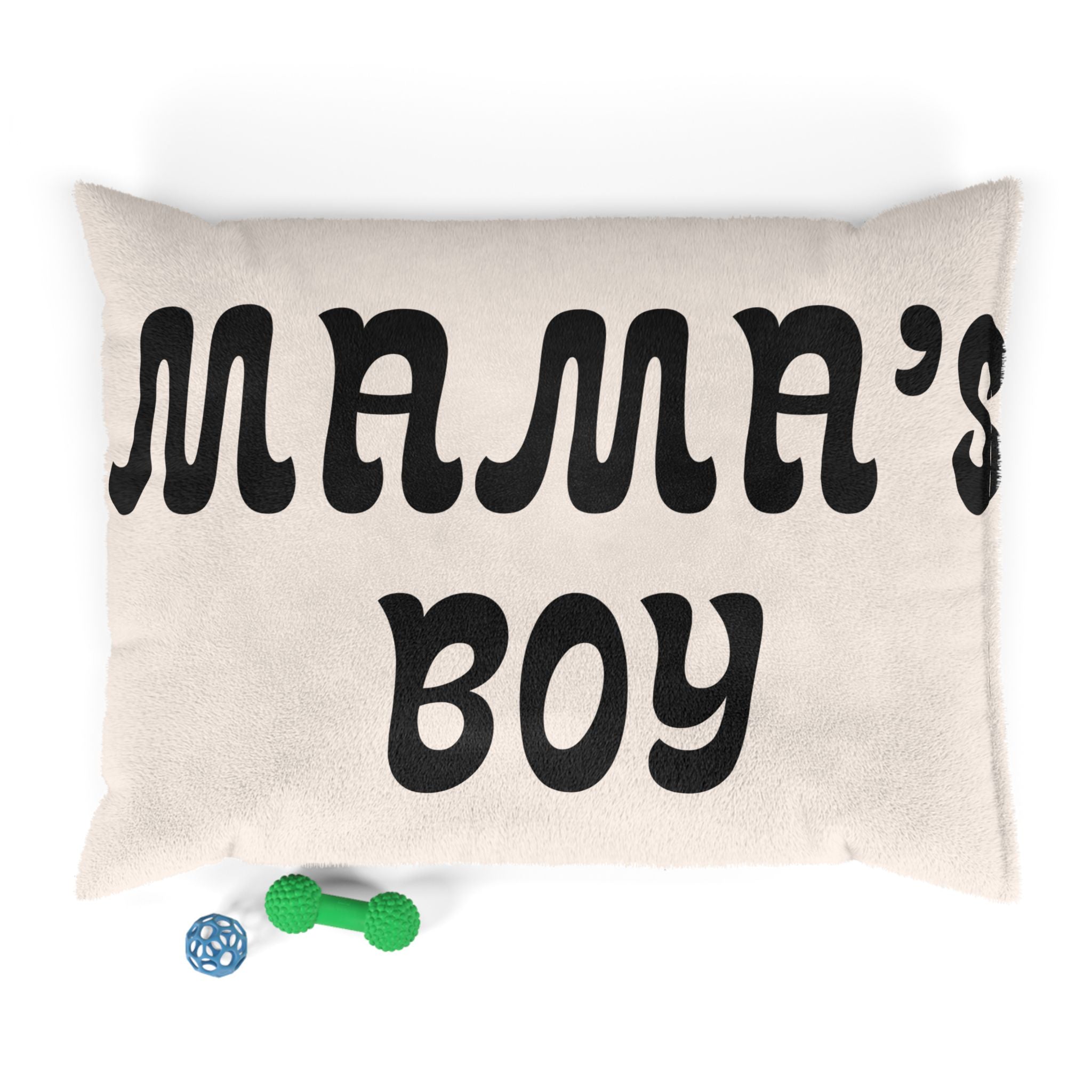 Mama's Boy Pet Bed — Plush Dog & Cat Cushion