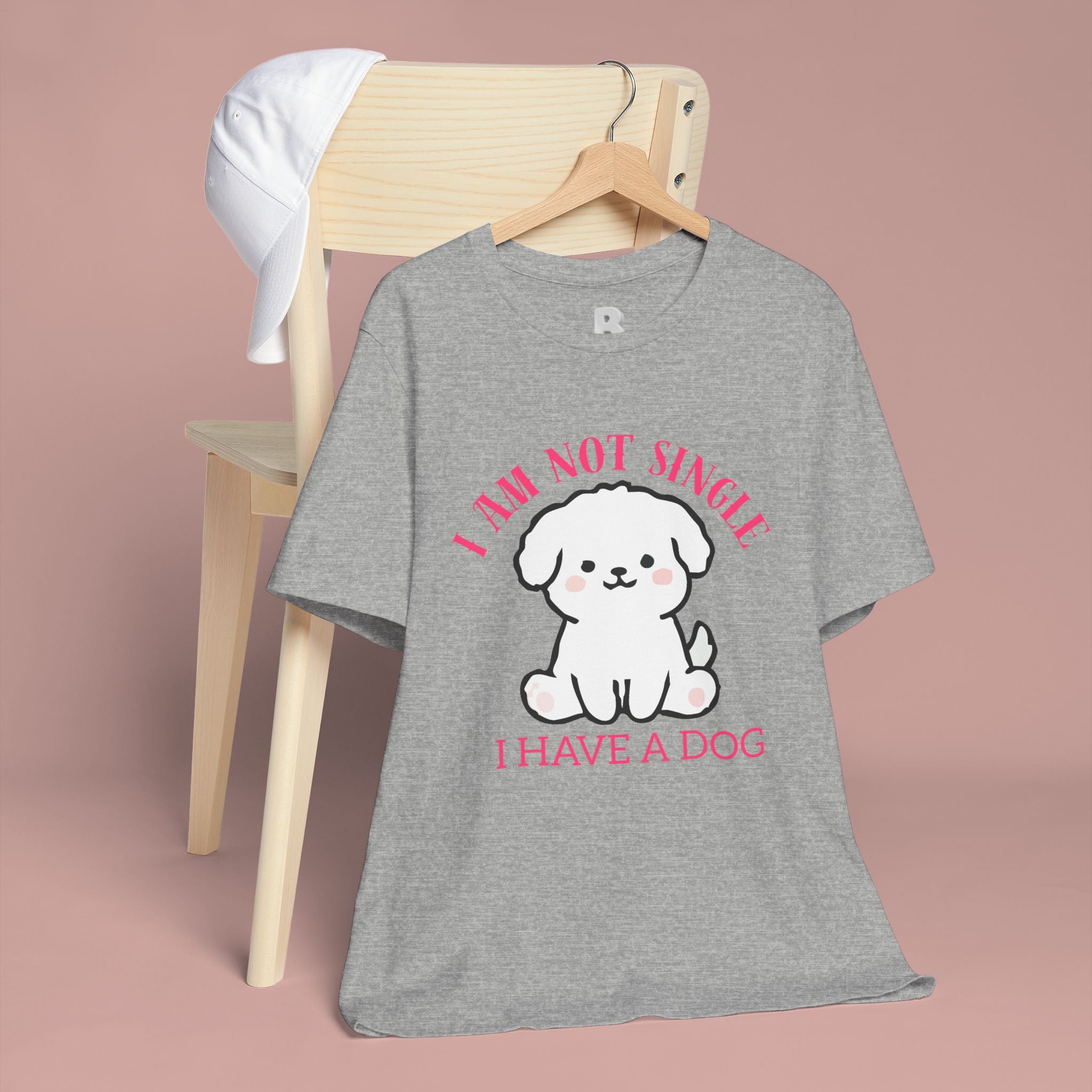 Dog Lover T-Shirt — “I Am Not Single I Have a Dog” Cute Puppy Tee