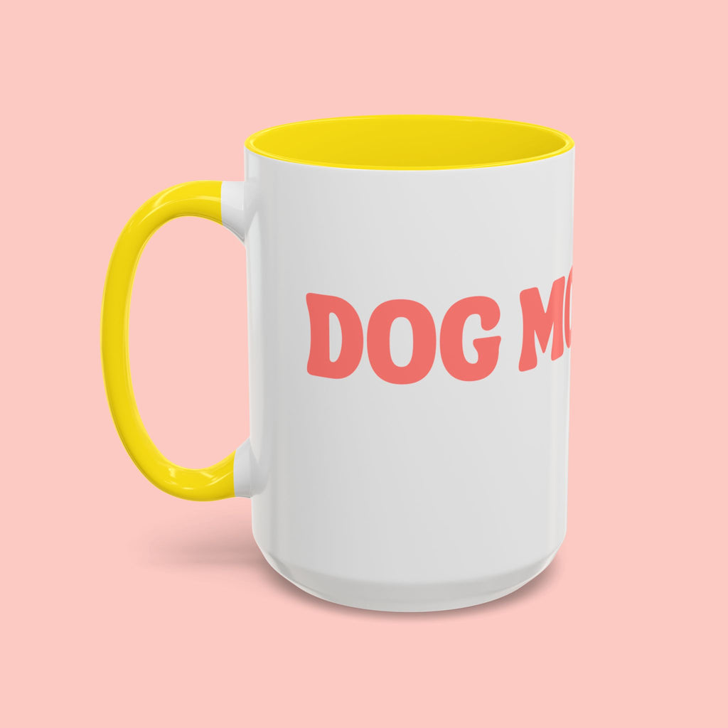 Mom Club Coffee Mug — Cute Paw Print Accent Mug for Dog Moms (11/15 oz)