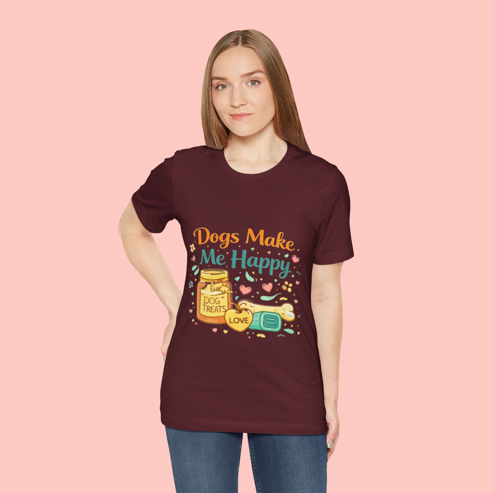 Dogs Make Me Happy T-Shirt