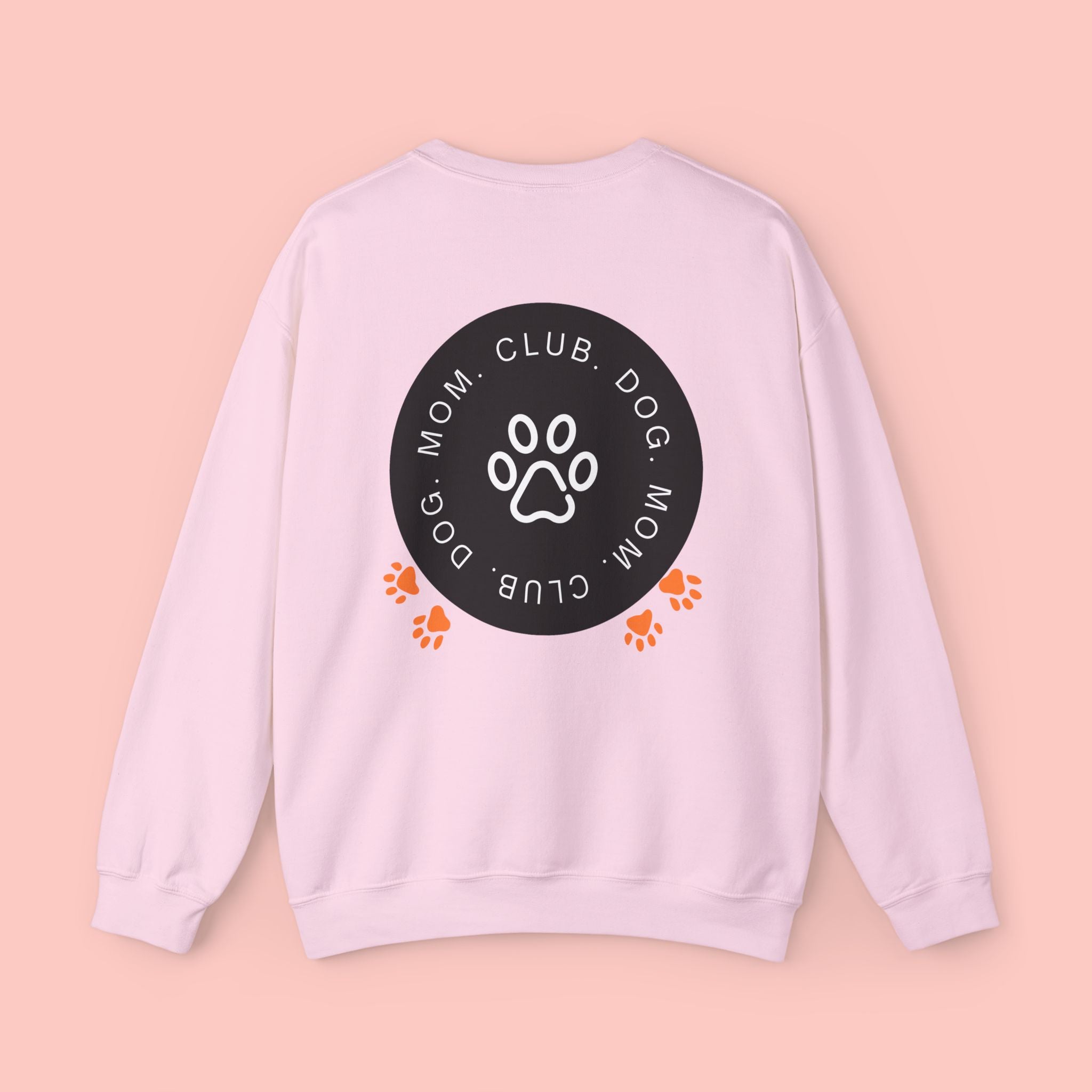 Dog Mom Club Sweatshirt — Paw Print Crewneck